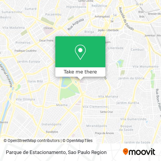 Mapa Parque de Estacionamento