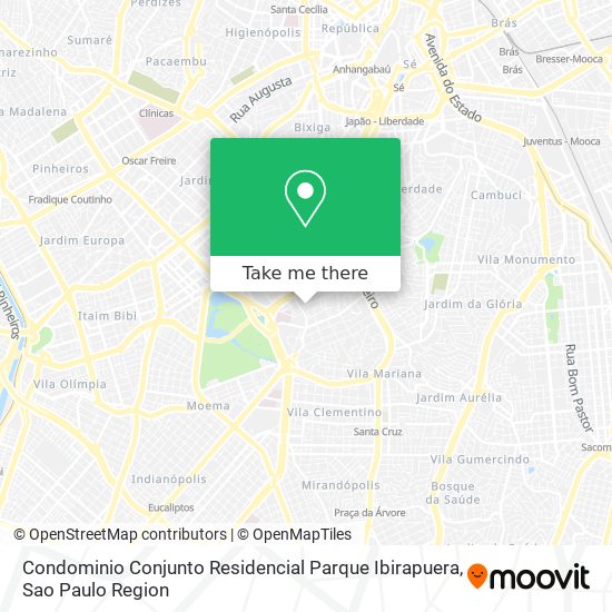 Condominio Conjunto Residencial Parque Ibirapuera map