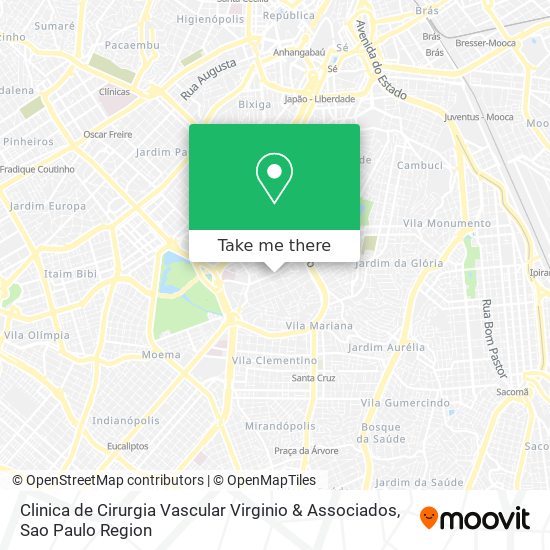 Clinica de Cirurgia Vascular Virginio & Associados map