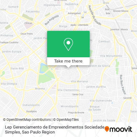 Lep Gerenciamento de Empreendimentos Sociedade Simples map