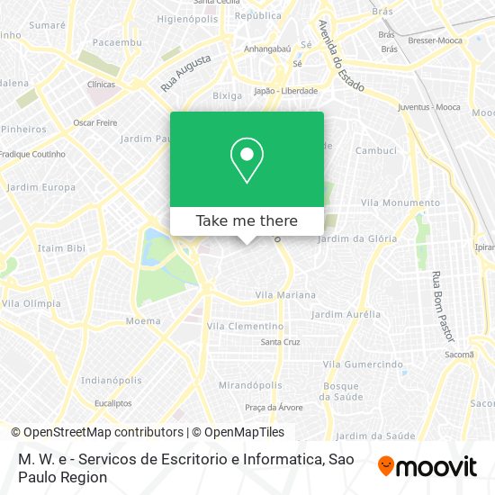 M. W. e - Servicos de Escritorio e Informatica map