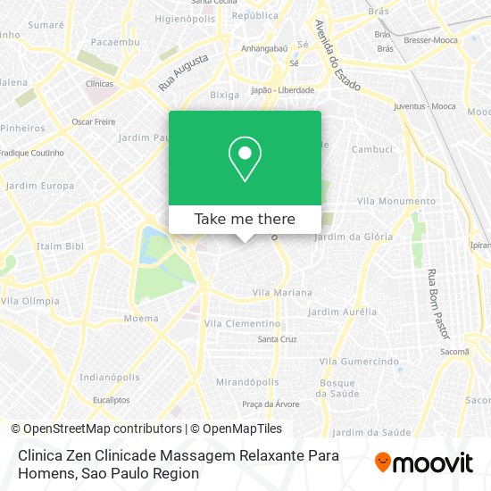 Mapa Clinica Zen Clinicade Massagem Relaxante Para Homens