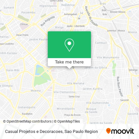 Casual Projetos e Decoracoes map