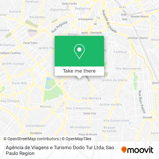 Agência de Viagens e Turismo Dodo Tur Ltda map