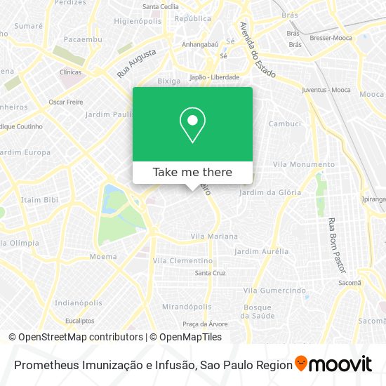 Prometheus Imunização e Infusão map