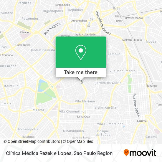 Clínica Médica Rezek e Lopes map