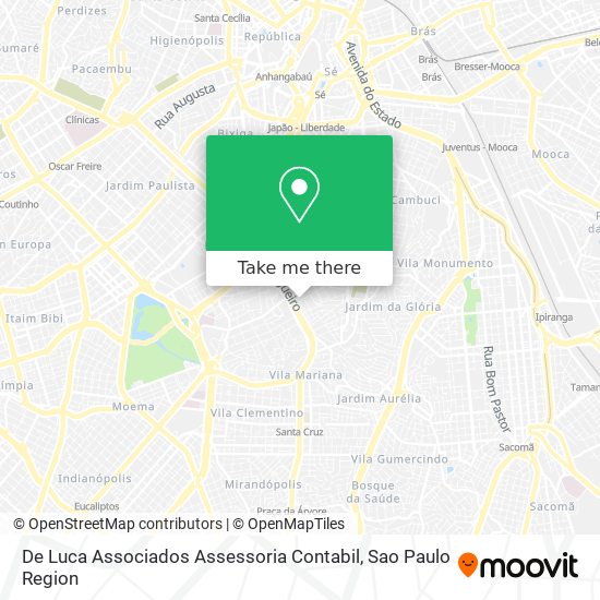 De Luca Associados Assessoria Contabil map