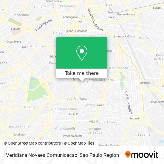 Mapa Veridiana Novaes Comunicacao