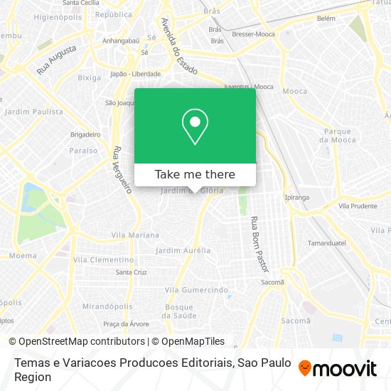 Mapa Temas e Variacoes Producoes Editoriais