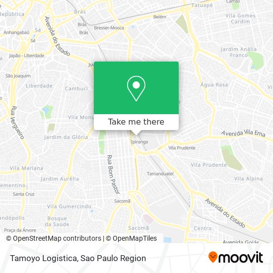 Tamoyo Logistica map