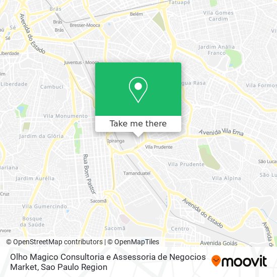 Mapa Olho Magico Consultoria e Assessoria de Negocios Market