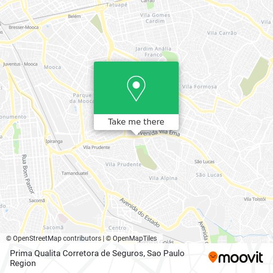 Prima Qualita Corretora de Seguros map