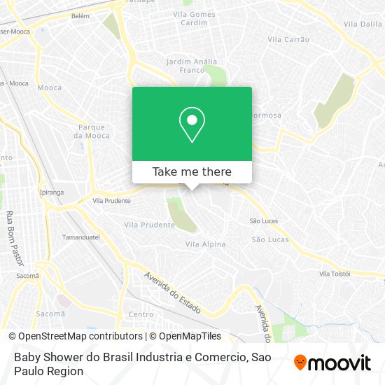 Mapa Baby Shower do Brasil Industria e Comercio