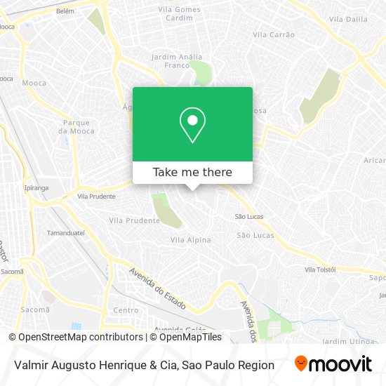 Valmir Augusto Henrique & Cia map