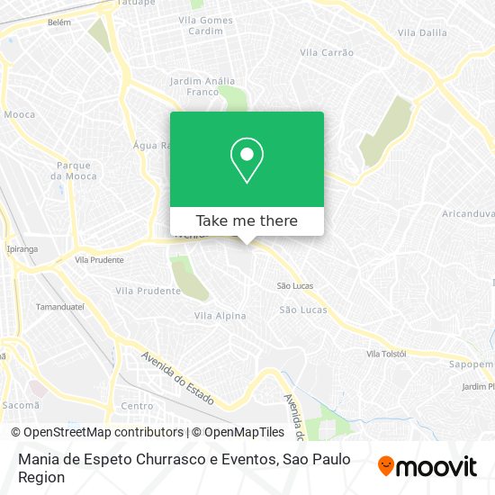 Mania de Espeto Churrasco e Eventos map