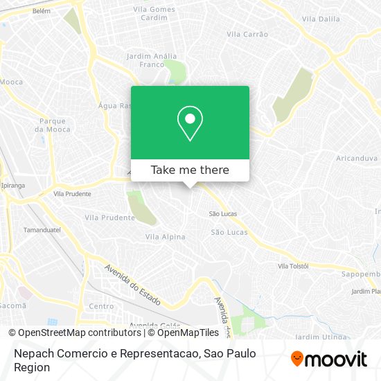 Nepach Comercio e Representacao map