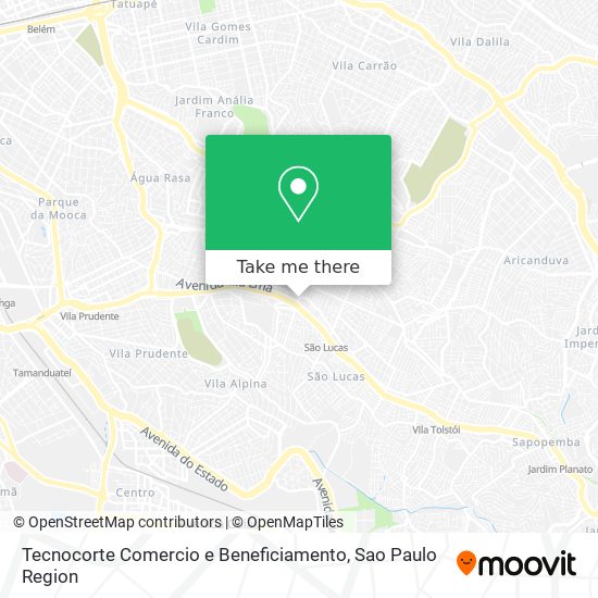 Tecnocorte Comercio e Beneficiamento map