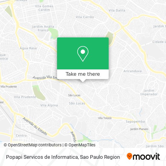 Popapi Servicos de Informatica map