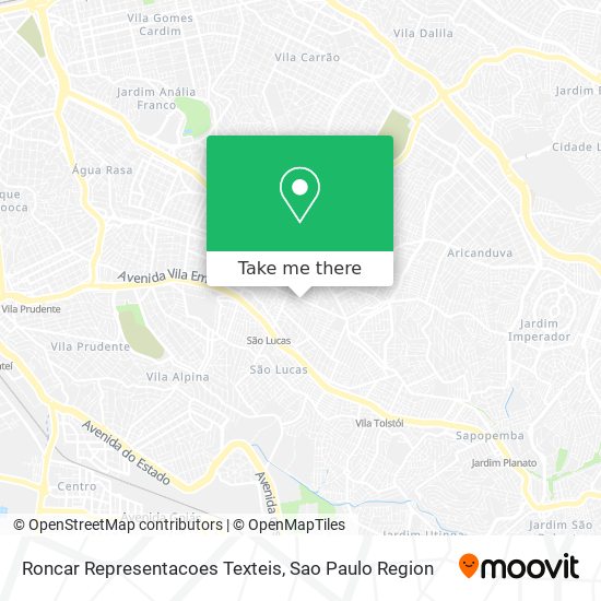 Mapa Roncar Representacoes Texteis