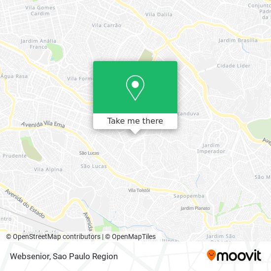 Mapa Websenior