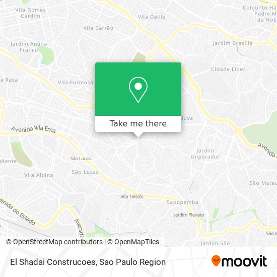 El Shadai Construcoes map