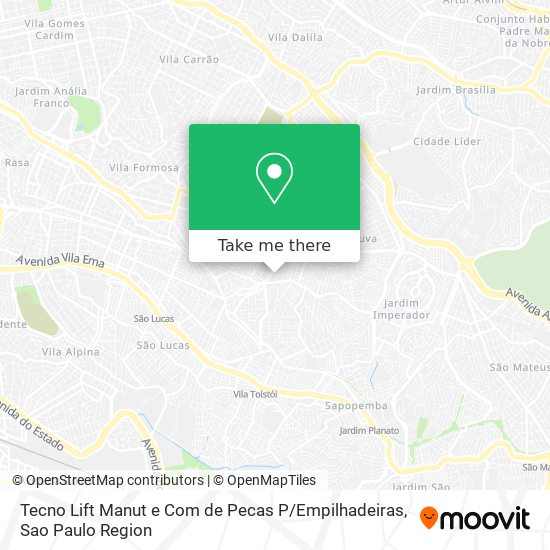 Tecno Lift Manut e Com de Pecas P / Empilhadeiras map