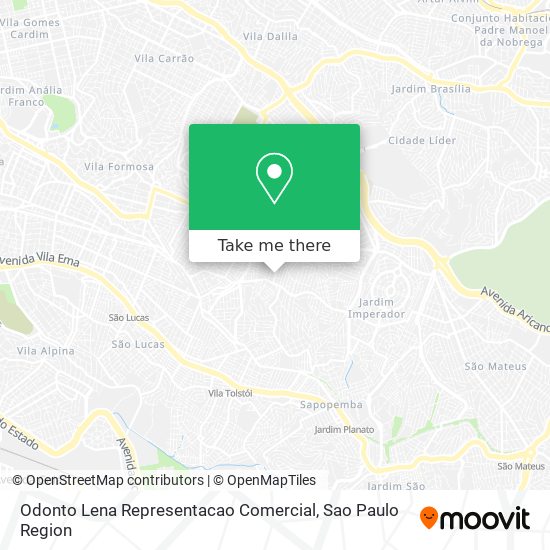 Odonto Lena Representacao Comercial map