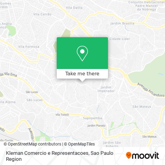 Kleman Comercio e Representacoes map