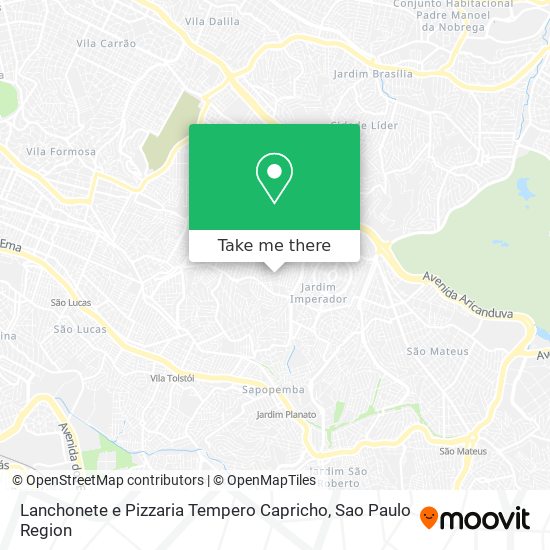 Lanchonete e Pizzaria Tempero Capricho map