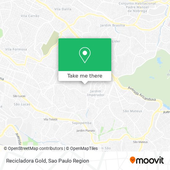 Recicladora Gold map