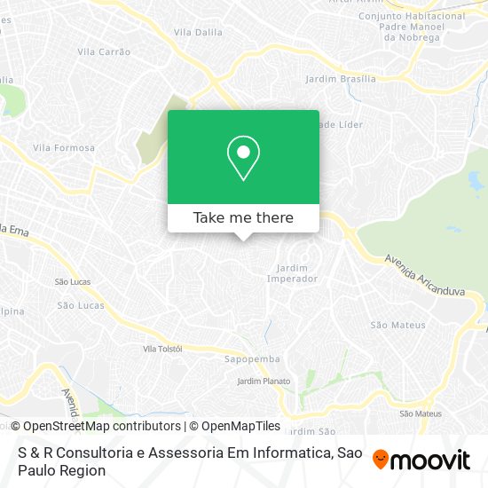 Mapa S & R Consultoria e Assessoria Em Informatica