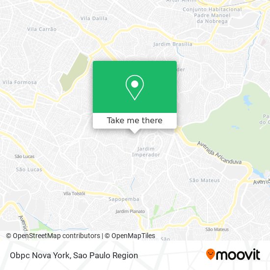 Mapa Obpc Nova York