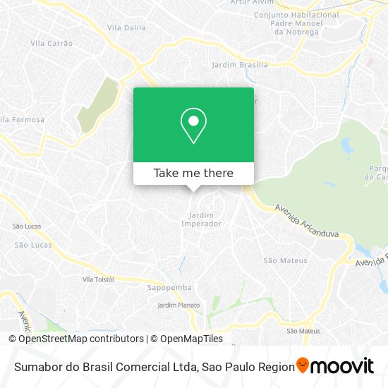 Sumabor do Brasil Comercial Ltda map