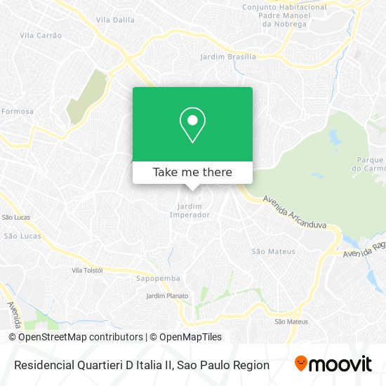 Mapa Residencial Quartieri D Italia II