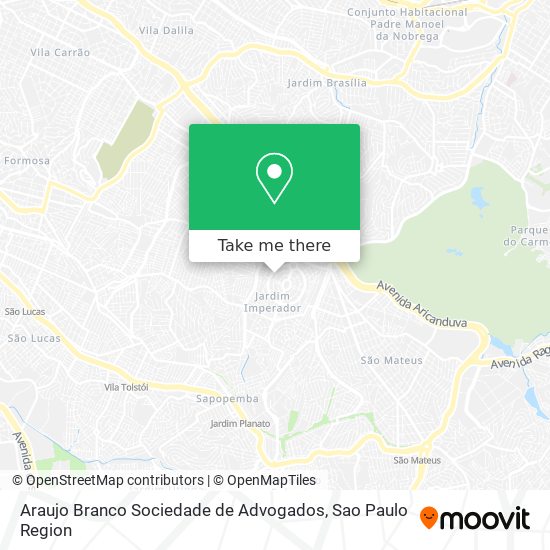 Mapa Araujo Branco Sociedade de Advogados