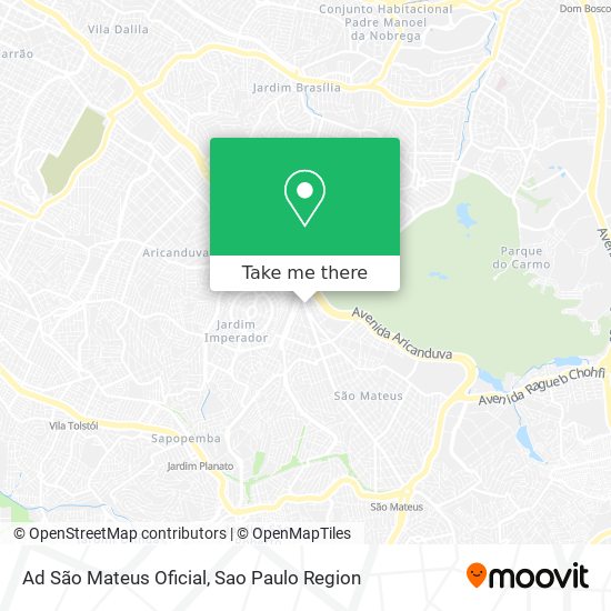 Ad São Mateus Oficial map
