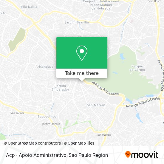 Acp - Apoio Administrativo map