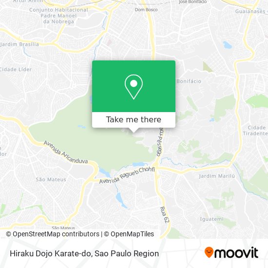 Hiraku Dojo Karate-do map