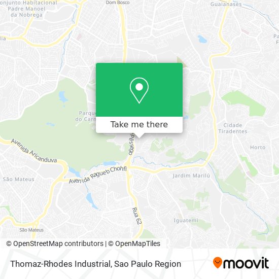 Thomaz-Rhodes Industrial map