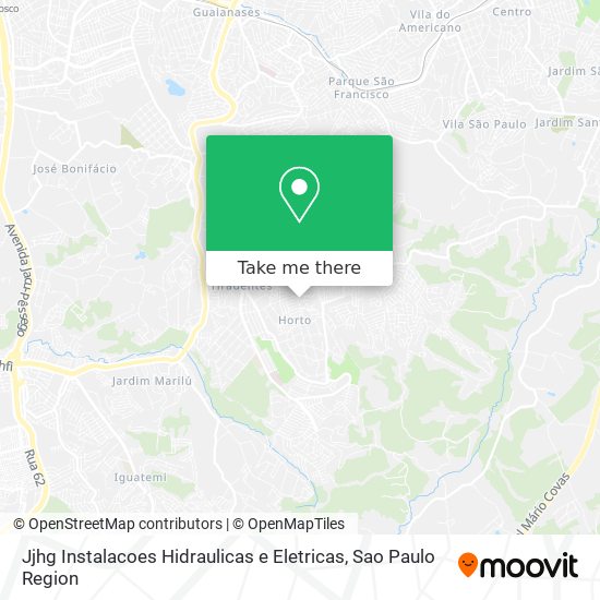 Jjhg Instalacoes Hidraulicas e Eletricas map