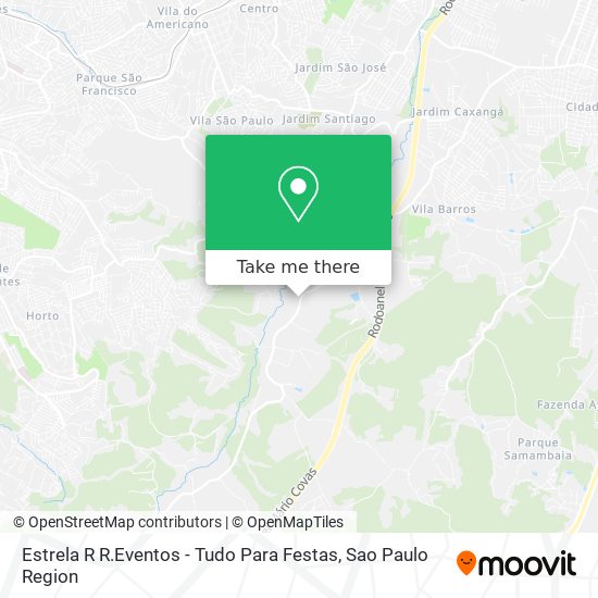 Estrela R R.Eventos - Tudo Para Festas map