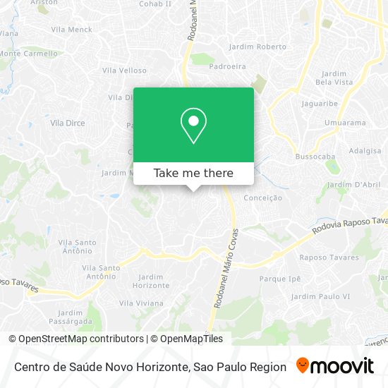 Centro de Saúde Novo Horizonte map