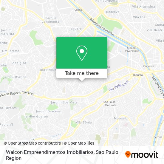 Walcon Empreendimentos Imobiliarios map