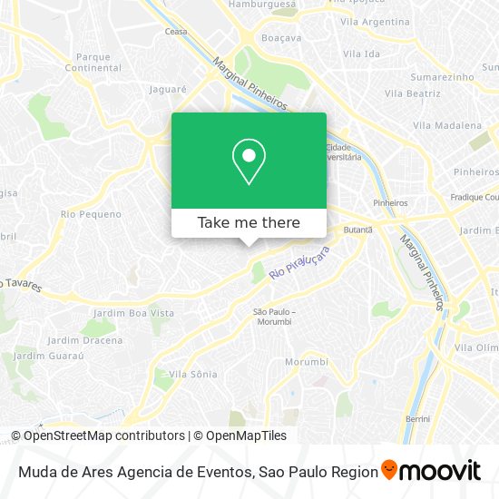 Muda de Ares Agencia de Eventos map