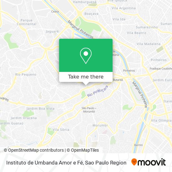 Instituto de Umbanda Amor e Fé map