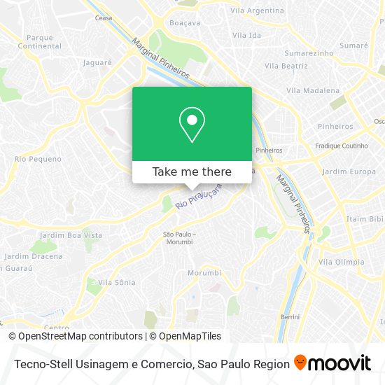Tecno-Stell Usinagem e Comercio map