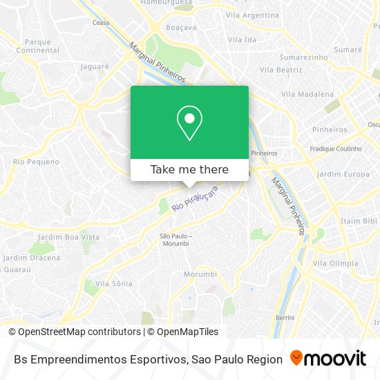 Mapa Bs Empreendimentos Esportivos