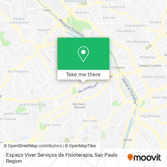 Espaço Viver Serviços de Físioterapia map