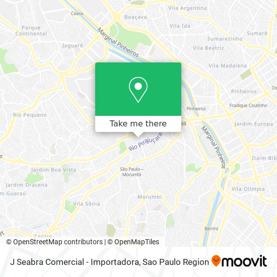 J Seabra Comercial - Importadora map