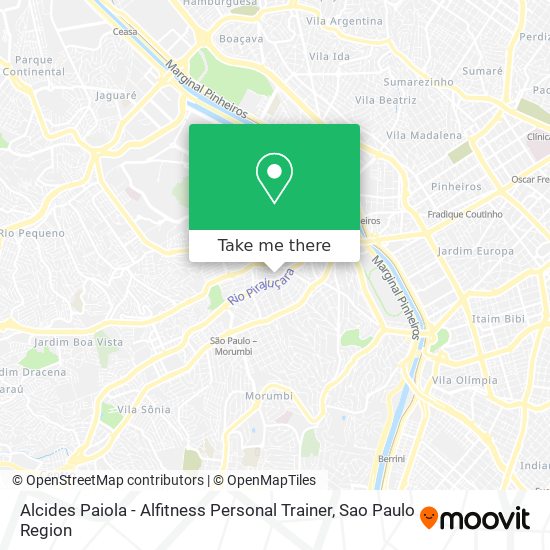 Alcides Paiola - Alfitness Personal Trainer map